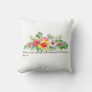Christian Bible Verse Throw Pillow