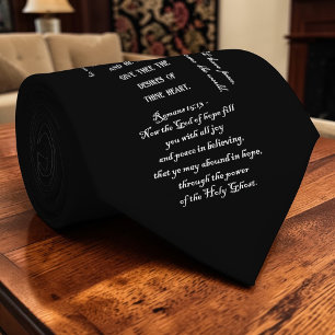 Christian Bible Verses KJV Custom Necktie