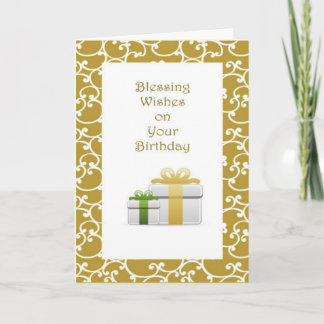 Christian Birthday Greeting Card