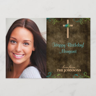 Christian Birthday Party Photo I can do all things Invitation