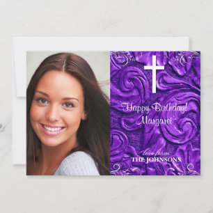 Christian Birthday Party Photo I can do all things Invitation