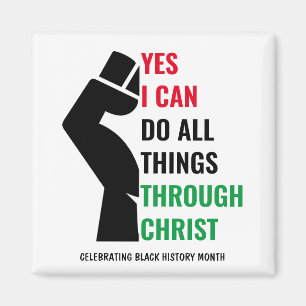 Christian BLACK HISTORY MONTH Magnet