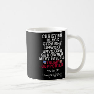 Christian Black Straight Trump Supporter Unwoke Un Coffee Mug