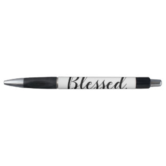 Christian Blessed Modern Script Typography Black