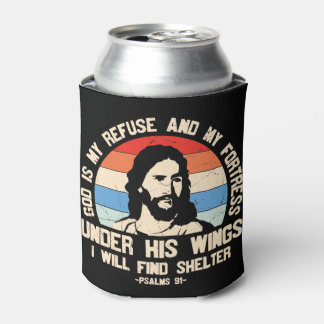 Christian Blessed Religious Psalms 91 Can Cooler