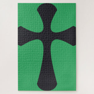 Christian blue cross jigsaw puzzle