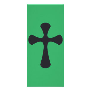 Christian blue cross rack card