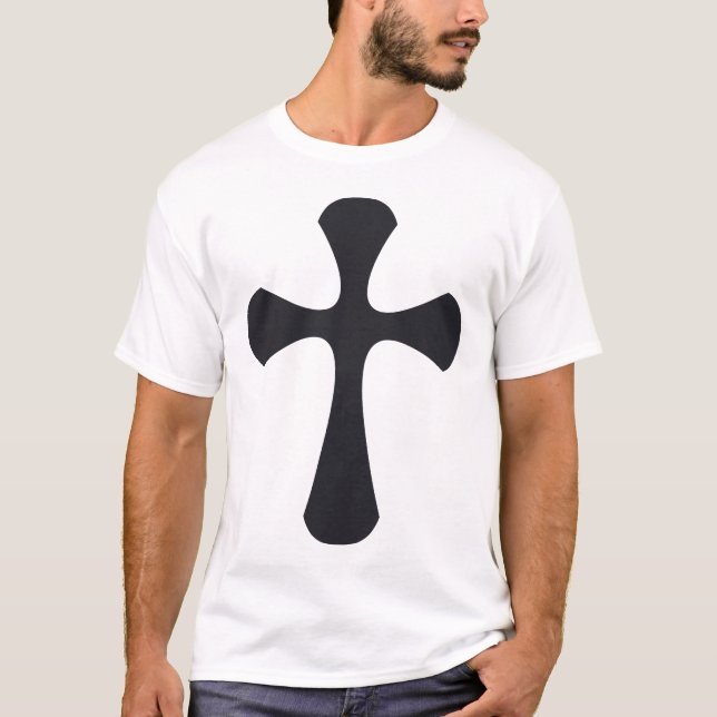 Christian blue cross T-Shirt (Front)