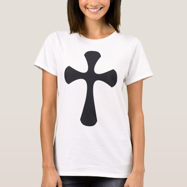 Christian blue cross T-Shirt (Front)