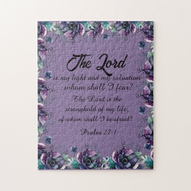Christian Botanical Triptych Wall Art Jigsaw Puzzle (Vertical)