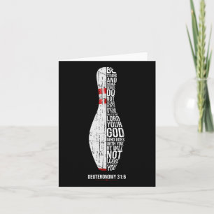 Christian Bowling Deuteronomy 316 Faith Christiani Card