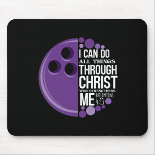 Christian Bowling Funny Personalised Team Gift For Mouse Pad