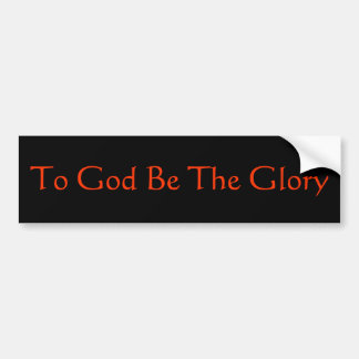 Christian Bumper Sticker