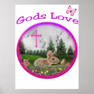 Christian  Bunny Poster