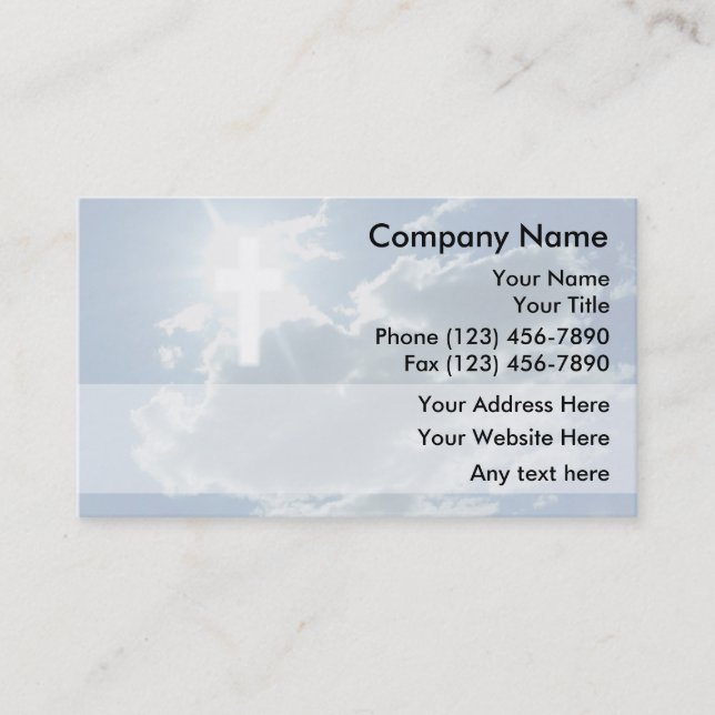 Christian Business Cards (Front)