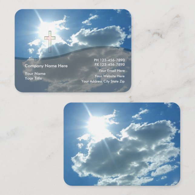 Christian Business Cards (Front/Back)