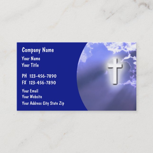 Christian Business Cards (Front)