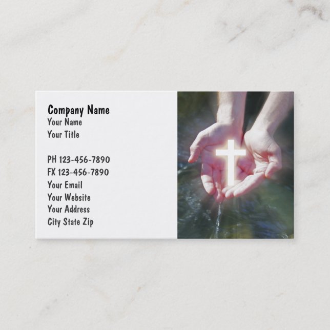 Christian Business Cards (Front)