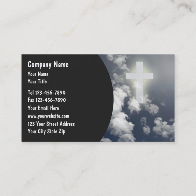 Christian Business Cards (Front)