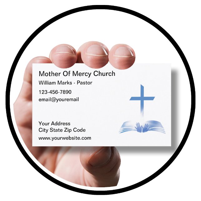 Christian Business Cards Simple Design (Creator Uploaded)