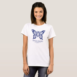 "Christian Butterfly" T-shirt Navy logo