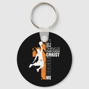 Christian Bysketbyll Boys Girls Gift Philippians 4 Key Ring