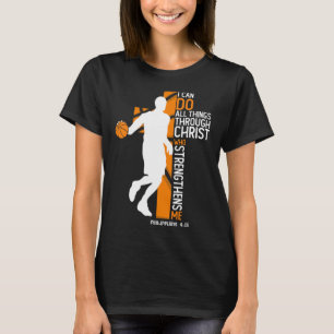 Christian Bysketbyll Cross I Can Do All Things Thr T-Shirt