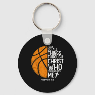 Christian Bysketbyll Love All Things I Can Do Thro Key Ring