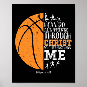 Christian Bysketbyll Men Boys Kids Religious Gifts Poster