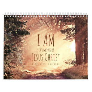 Christian Calendar I am Jesus Bible Verse