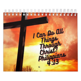Christian  calendar with Bible verses