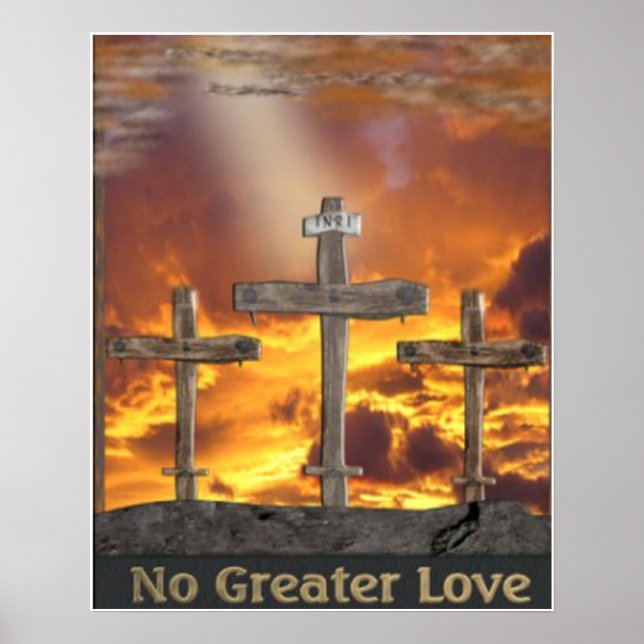 Christian Calvary art poster (Front)