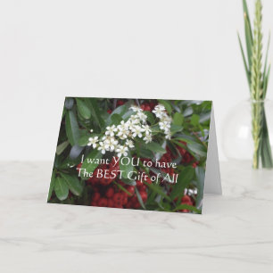 Christian Card with Gospel message