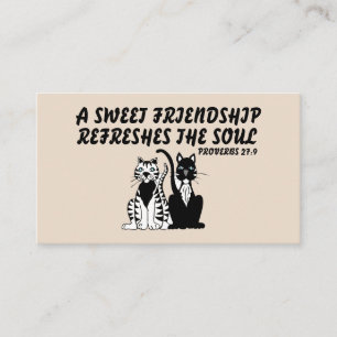 CHRISTIAN CAT Enclosure Card SWEET FRIENDSHIP