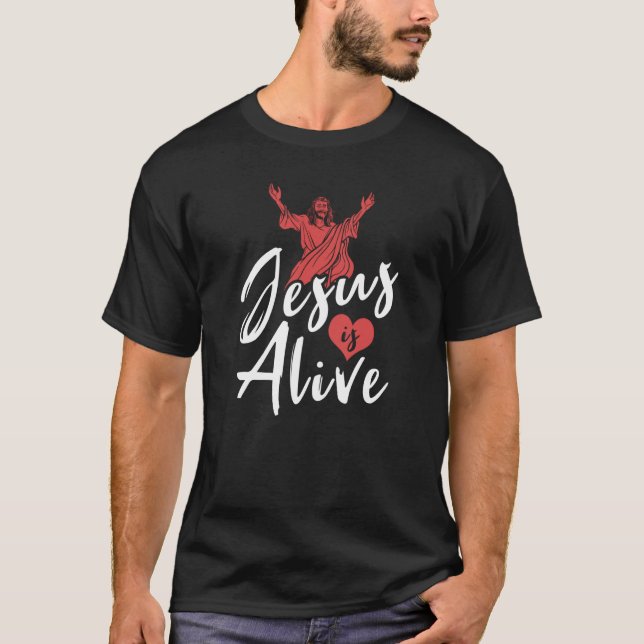 Christian Catholic Bible Christianity Jesus Is Ali T-Shirt (Front)