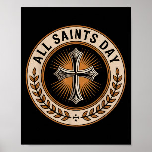 Christian Catholic Cross Holy Spirit November All Poster