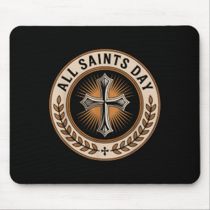 Christian Catholic Cross Holy Srit November All Sa Mouse Pad