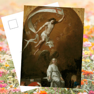 Christian Catholic Resurrection Jesus Easter Holiday Postcard