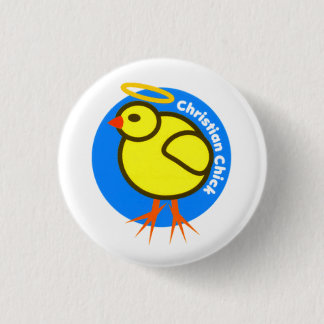 Christian Chick 3 Cm Round Badge