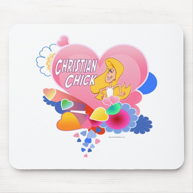 Christian Chick Mouse Pad (Front)