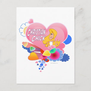 Christian Chick Postcard
