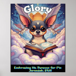Christian Chihuahua Embracing His Purpose For Me Poster