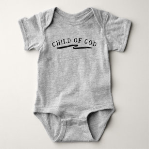 Christian Child of God Bible Verse  Baby Bodysuit