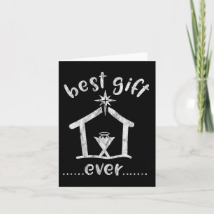 Christian Christmas Best Gift Ever Jesus Story Card