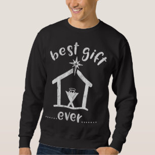 Christian Christmas Best Gift Ever Jesus Story Sweatshirt