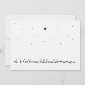 Christian Christmas Card 2023 Simple Design