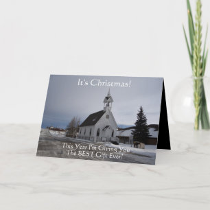 Christian Christmas Card with Gospel message
