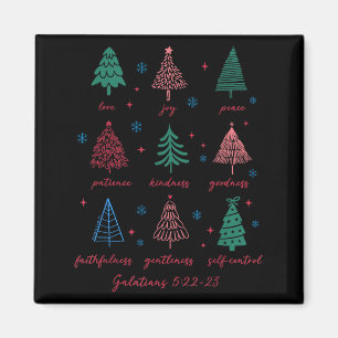 Christian Christmas Galatians 5 22-23 Fruit Of The Magnet
