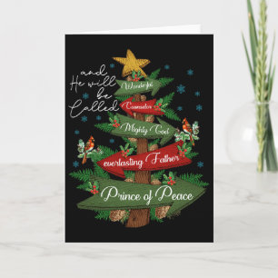 Christian Christmas He Will Be Called Wonderful Co Card