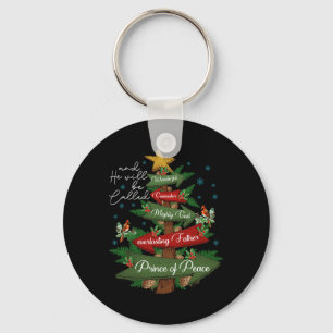 Christian Christmas He Will Be Called Wonderful Co Key Ring